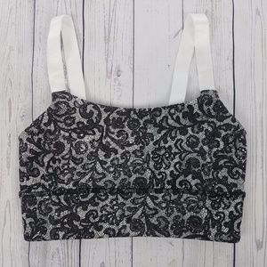 Lululemon Sports Bra Both Ways Mini Cinder Lace